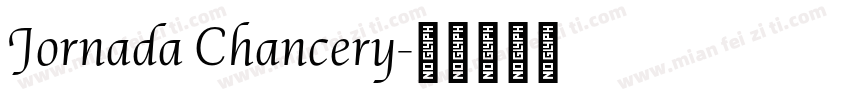 Jornada Chancery字体转换